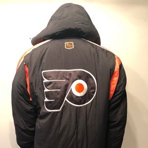 Black Vintage flyers starter hooded jacket